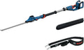 Bosch Heckenschere 18V-50 5-m-Teleskopstange, 3.400 Hübe pro Minute, inklusive. Schultergurt, Professional 18V System Teleskop GHE TP, ohne Akku