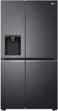 LG Kühlschrank GSLV71MCLE, Fassungsvermögen 635 L, Inverter Linear Kompressor, Energieklasse E, Side-by-Side, Eis, Crushed Ice- Wasserspender