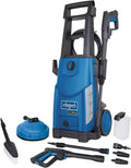 Scheppach Hochdruckreiniger HCE2600, Fördermenge 480 l/h, 2400W Leistung, mobiler Flächenreiniger mit Bürsten, inklusive. 8-TLG. Zubehör
