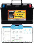 Mini Size 12V 100Ah Batterie Bluetooth H188 LiFePO4 15000, 10 Jahre Lebensdauer für Wohnmobil, RV, Energieversorgung, Marine, Off-Grid System
