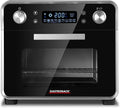 Heißluftfritteuse 42815, Mini-Backofen, 1680 Watt, 5 IN 1: Pizzaofen, 22 Liter Kapazität, 3 Einschubebenen, GASTROBACK Design Ofen Air Fry & Pizza
