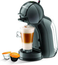 Krups Kaffeemaschine YY1500FD, 15 Bar Druck, Nescafé Dolce Gusto Mini Me Kapsel, automatisch, professionelle Qualität, in Schwarz, Farbe Grau