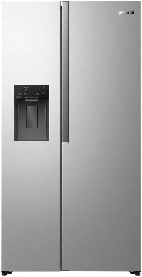 Gorenje Kühl-Gefrierkombination NRS917E61X, Fassungsvermögen 528 L, 40 dB, MultiFlow 360°, Maße 91,1x178,6x61,5cm, NoFrost Plus, Side by Side, EEK