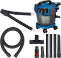 Bosch Staubsauger 18V-10, Professional 18V System Industriestaubsauger GAS L, Fassungsvermögen 10 L, inklusive. 1,6 m Schlauch, 3 Verlängerungsrohre