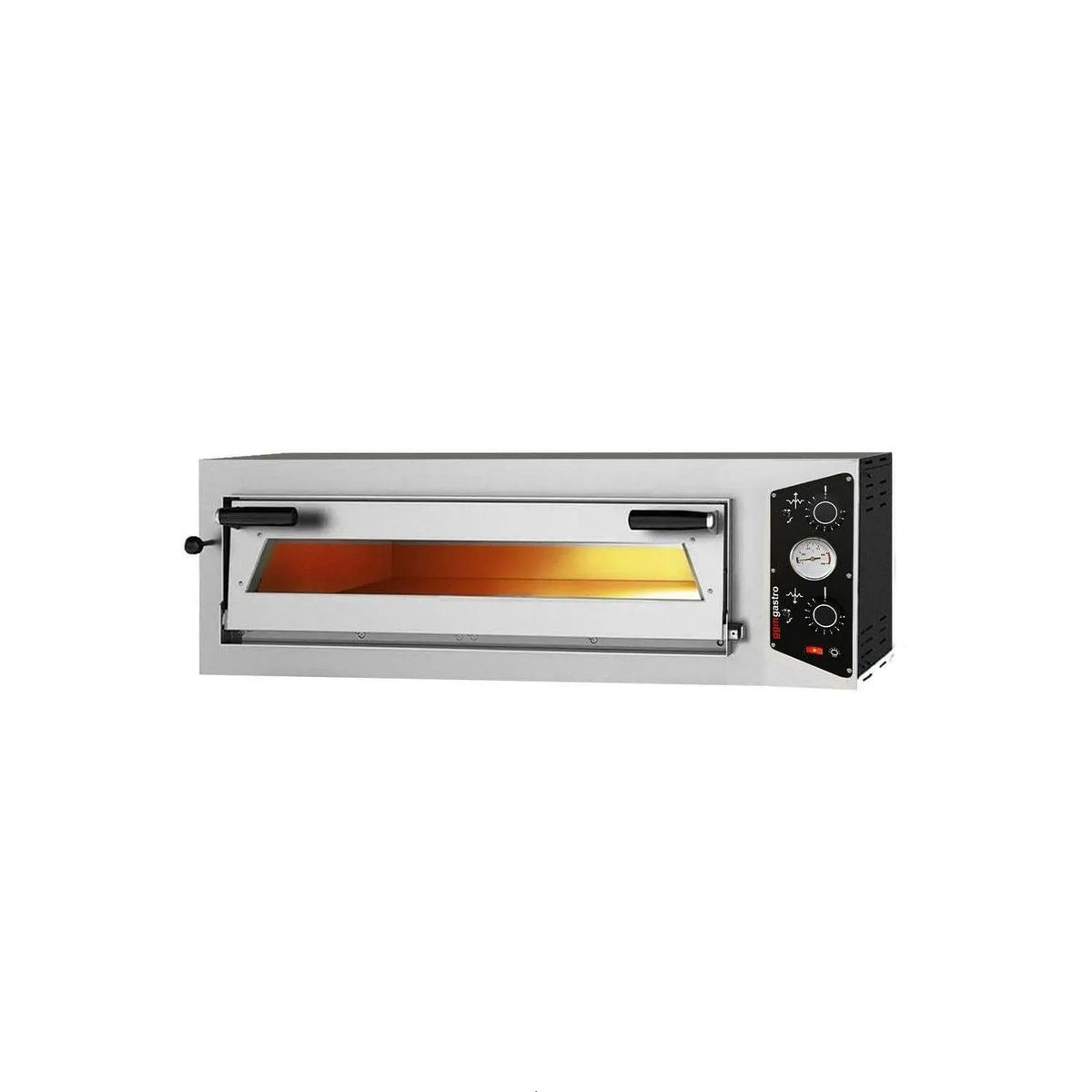 Modell PP430-230V GGM Gastro, Maße 4x 30cm, Spannung 230 Volt, Elektro Pizzaofen, Manuell