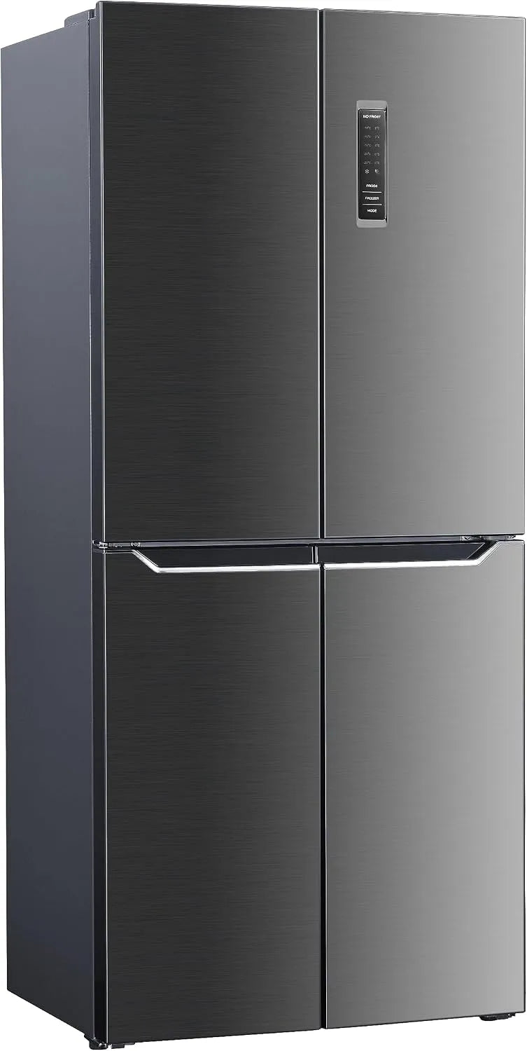 Kühl-Gefrierkombination W-CD 362 NFD, Fassungsvermögen 125 Liter 4 Sterne Gefrierfach, Inox 362 L, 39 dB, NoFrost Technologie