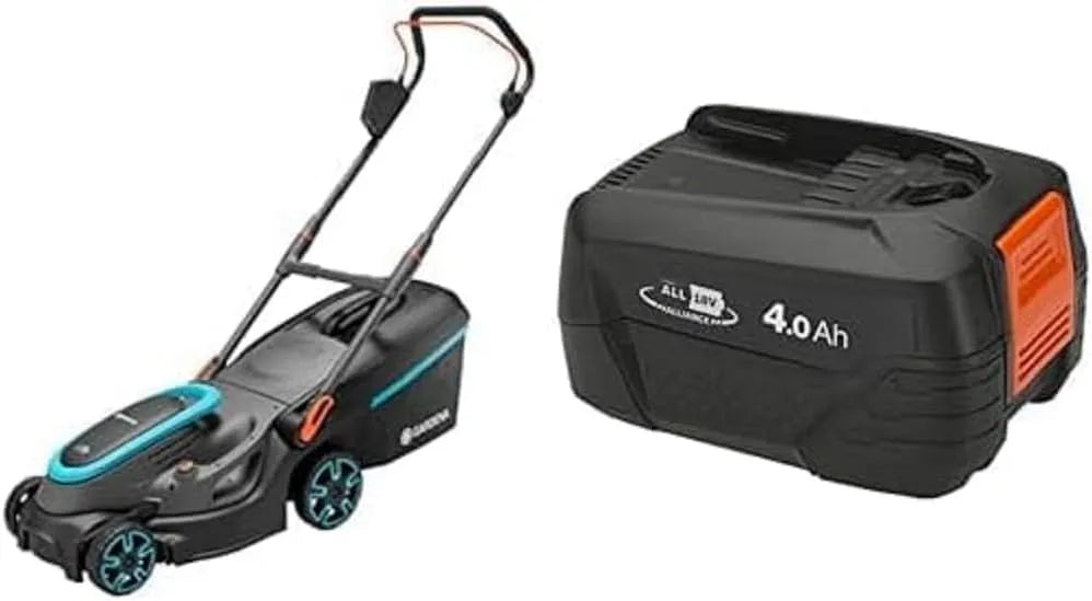 Rasenmäher P4A Gardena Akku, 72 4,0 Ah, PowerMax 37/36V Solo + System Akku PBA 18V