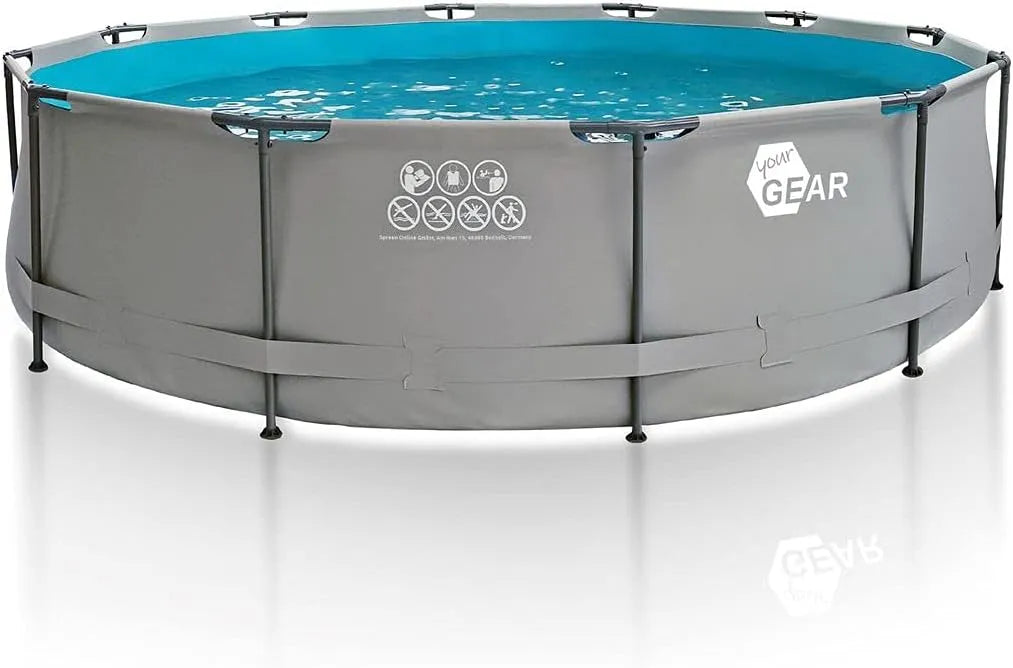 Pool, div. Modelle, 70-122 cm hoch Stahlrahmenpool Gartenpool Aufstellpool Schwimmbecken 300x200 300x300 400x200 Ø 366cm Ø 457cm, Größen