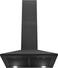 Exquisit Dunstabzugshaube KH 60, 60cm Breite, 68 Watt, Kamin, 8.3 in Schwarz, Umluft, Abluft